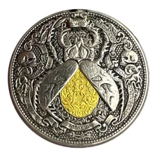 Moving Mechanism Coin'Gold Scarab Egypt Vintage' Hobo Roman Booteen Art