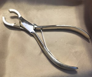 Eyeglass Lab Optical Angled Deblocking Pliers