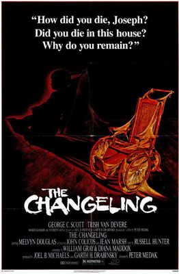 THE CHANGELING Movie POSTER 11x17 George C. Scott Trish Van Devere John Russell