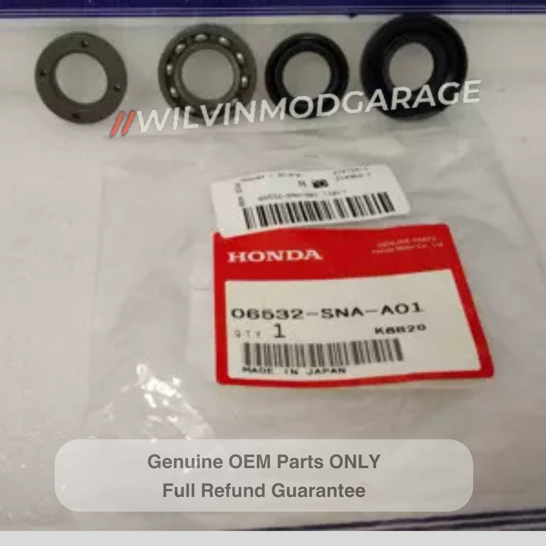 Genuine 2006-2011 Honda Civic Steering Rack Pinion Seal Kit 06532