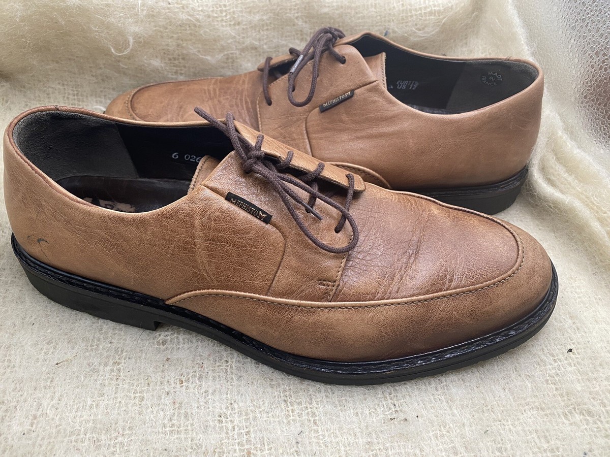 Mens Mephisto Goodyear Welt brown leather Oxford dress shoes size 12.5 Mephisto Men main image 2