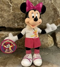 Vintage Minnie Mouse Plush, Tennis Minnie Mouse, 10  , Disney Sports Toy, 1995