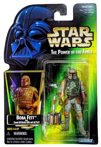 Figurine Star Wars The Original Power Of The Force, Boba Fett Signé, Boîte D'origine