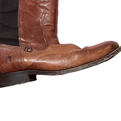 Bottes cavalières en cuir ye Marron taille 8 US en Cuir