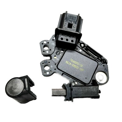 Alternator Voltage Regulator with Brushes for 2010-16 Ford Truck 6.2L with Valeo