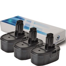 Lot de 3 batteries type A9268 pour BLACK & DECKER 18V 3000mAh