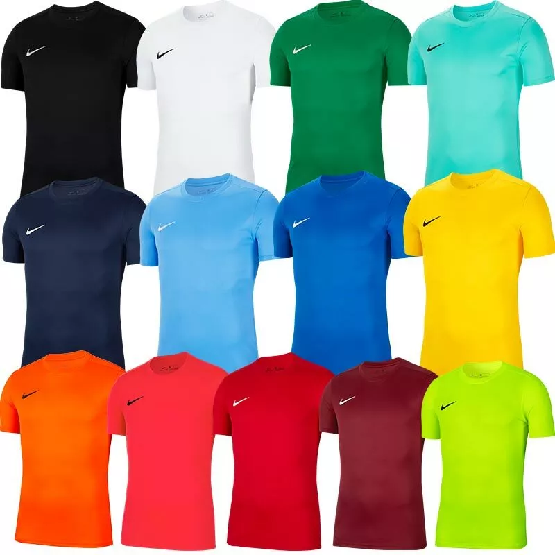 Nike Park Mens Dri-Fit Crew Sports Gym Football T Shirt Top Tee S