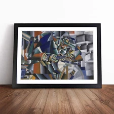 The Knife Grinder By Kazimir Malevich Framed Canvas Wall Art Print Picture