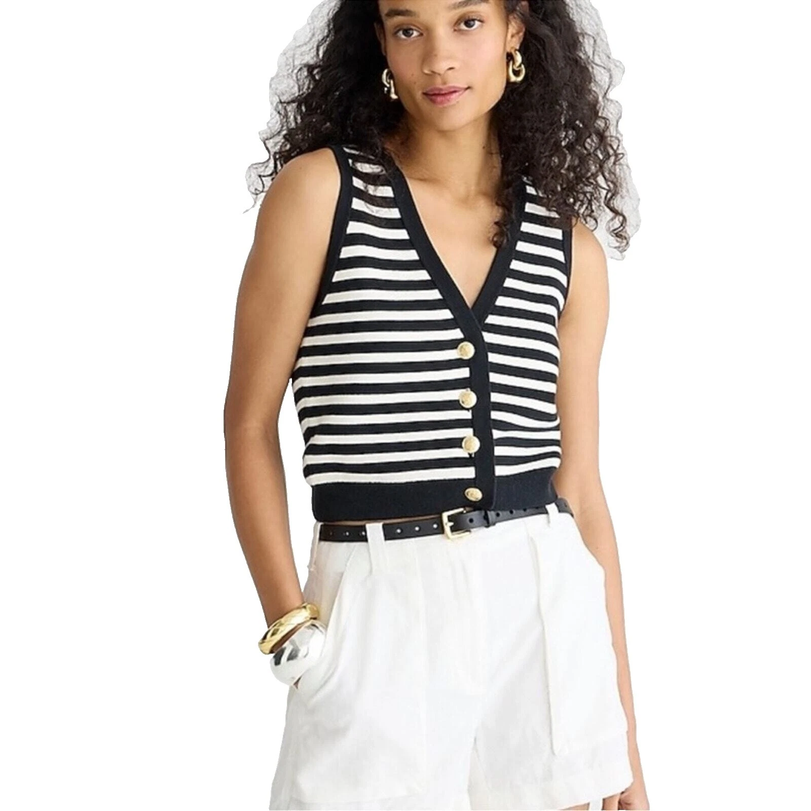 Camisetas sin mangas a rayas J.CREW para Mujeres