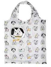DOG CAT OR FISH DESIGN REUSABLE TOTE 3pk GROCERY SHOPPING BAG ECOFRIENDLY