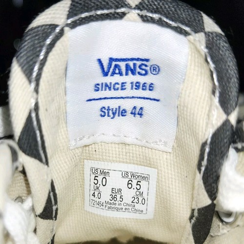VANS authentischer Stil 44 Schachbrett schwarz/weiß Schuhe Herren 5 Damen 6,5 NEU - Bild 9 von 9