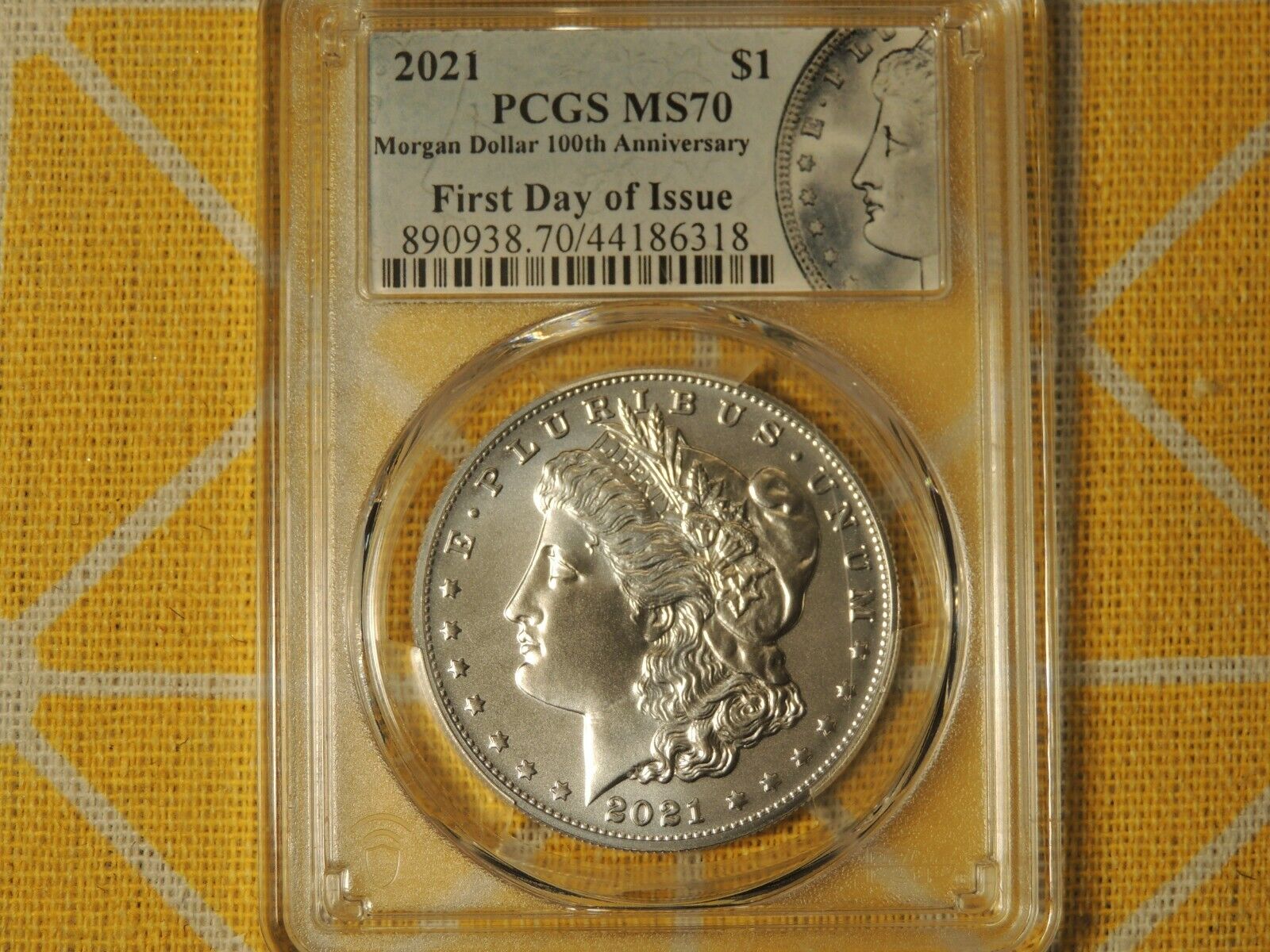 2021 P Morgan Silver Dollar PCGS Issue MS70 Day First Max Indefinitely 84% OFF FDOI of