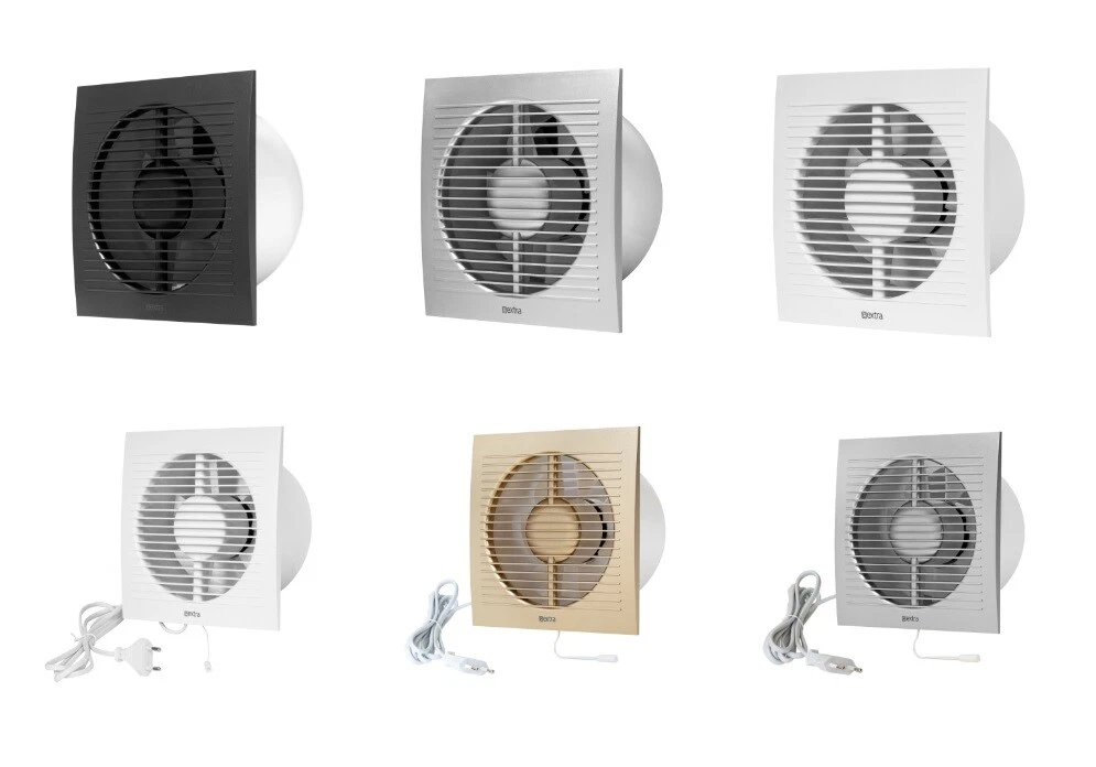 Bathroom Extractor Fan 150mm / Stylish Kitchen Ventilator Duct Air Vent  Grille | eBay