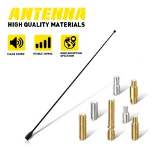 15" Metal Black Antenna Mast for JEEP WRANGLER JK/JL 2007-2023 GLADIATOR New