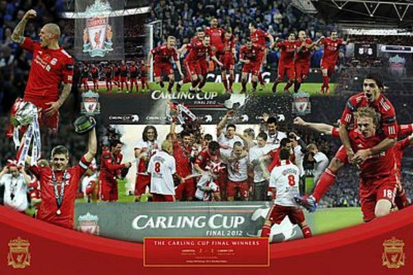 Liverpool FC Cup Winners 2012 - Maxi Poster 61 x 91.5 cm new and sealed