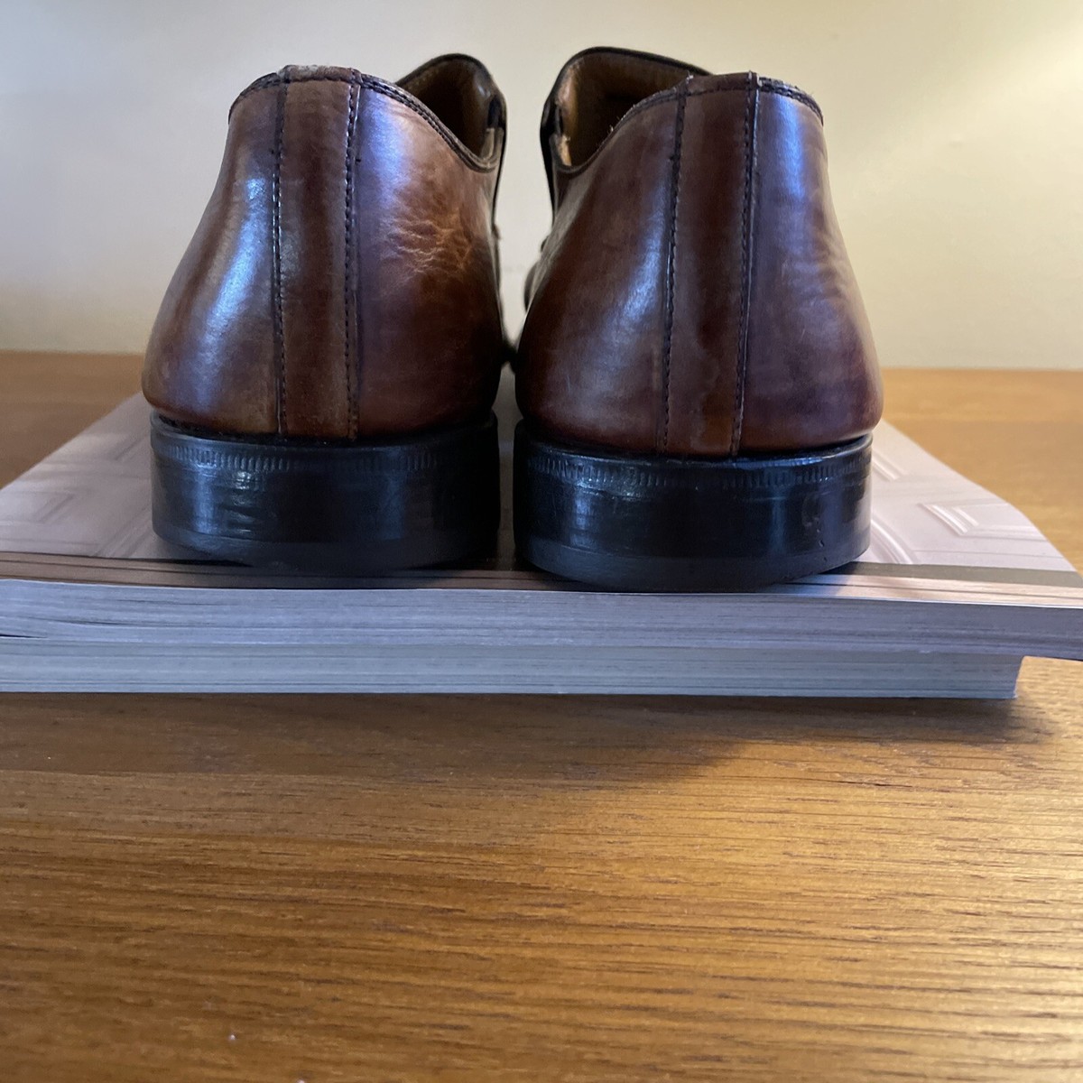 Magnanni Leo Mid Brown Leather Venetian Slip-on Loafer US  display picture 2