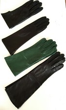 VINTAGE LAVABILE KIDSKIN LEATHER W/SILK LINING GLOVES SZ:6.5, 7,7.5 NEW SELECT 1