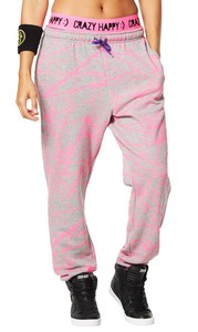 Zumba Sparks Fly Sweatpants Thunderin Grey Heather Z1B00478 | eBay