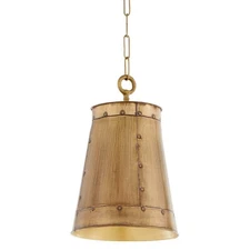 Quorum International 87-1 Artisan 11"W Pendant - Artisan Brass