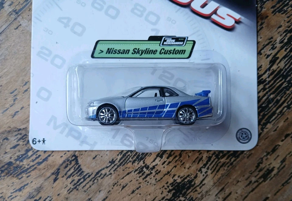The Fast & The Furious Brian's 1999 Nissan Skyline GT-R R34 JOHNNY LIGHTNING - Image 3 of 4