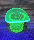 VINTAGE FENTON HOBNAIL TOPAZ TOP HAT GLASS MCM