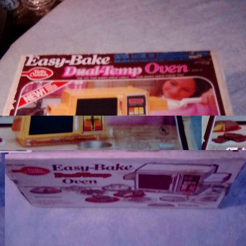 Kenner Betty Crocker Easy-Bake Dual-Temp Oven Vintage 1976 Baking Toy
