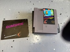 Gumshoe NES Nintendo 1986  5 SCREW w/ Manuel & Sleeve - Excellent condition