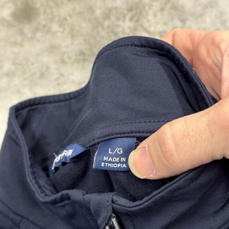 Auburn Tigers Pullover Womens Large Navy NCAA Football Cutter Buck Quarter Zip - Image 4 of 4