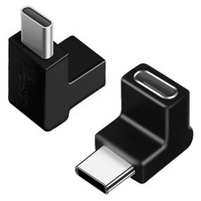 USB C to USB C Adapter 90 Degree USB Type C Female to Male Elbow OTG Adapters