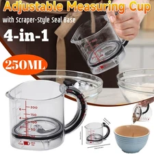 4-in-1 Adjustable Measuring Cup Push Up Multi-Functional Measuring Cube Cups