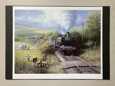 EISENBAHNDRUCK - ''LANDFRACHT'' VOM KÜNSTLER DON BRECKON