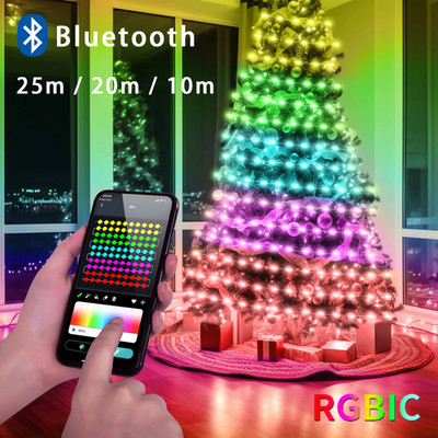 LED Fairy String Light 252010M Bluetooth App Remote Control 250cm