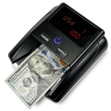 K605 Counterfeit Bill Detector for US Dollars, Automatic 4 Ways Feeding, Chec...