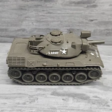 Vintage New Bright U.S. Army Tank Battery Operated 1980s NOT WORKING