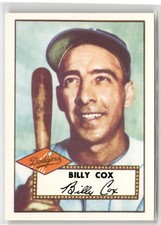 1983 Topps 1952 Reprints Billy Cox #232 Brooklyn Dodgers