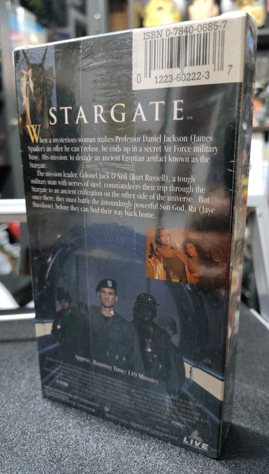 Stargate VHS SEALED Watermarks Hype LIVE Kurt Russell James Spader VTG - Image 2 of 4
