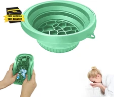 Ice Facial Folding Washbasin, Face Dunk Bowl Ice, Face Plunge Bowl, Silicone Fac