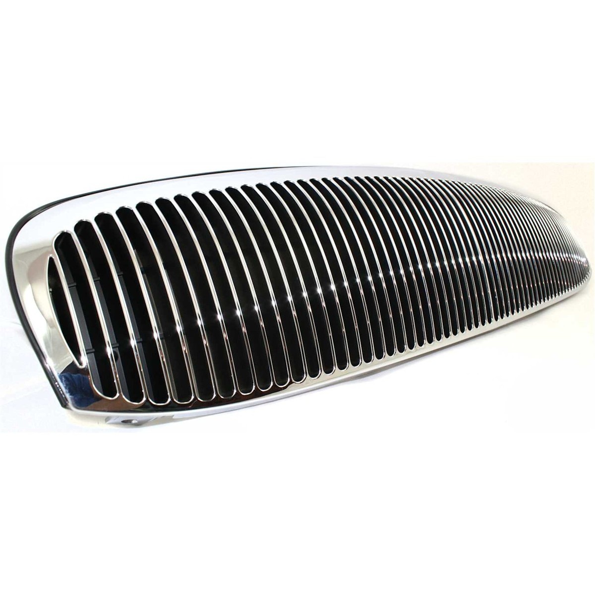 Grille For 97-2004 Buick Park Avenue Chrome Shell w/ Black Insert