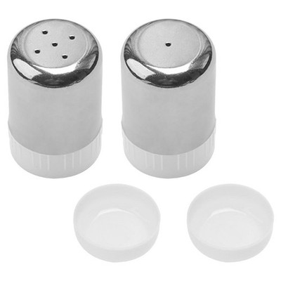 2 Pcs Gewürzdosen Set Küchengewürzglas Aus Edelstahl Salzstreuer