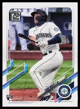 2021 Topps Evan White #151 BASEBALL CARD Rookie Seattle Mariners RC. rookie card picture