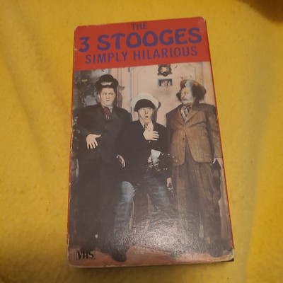 The 3 Stooges Simply Hilarious VHS Vintage 1985