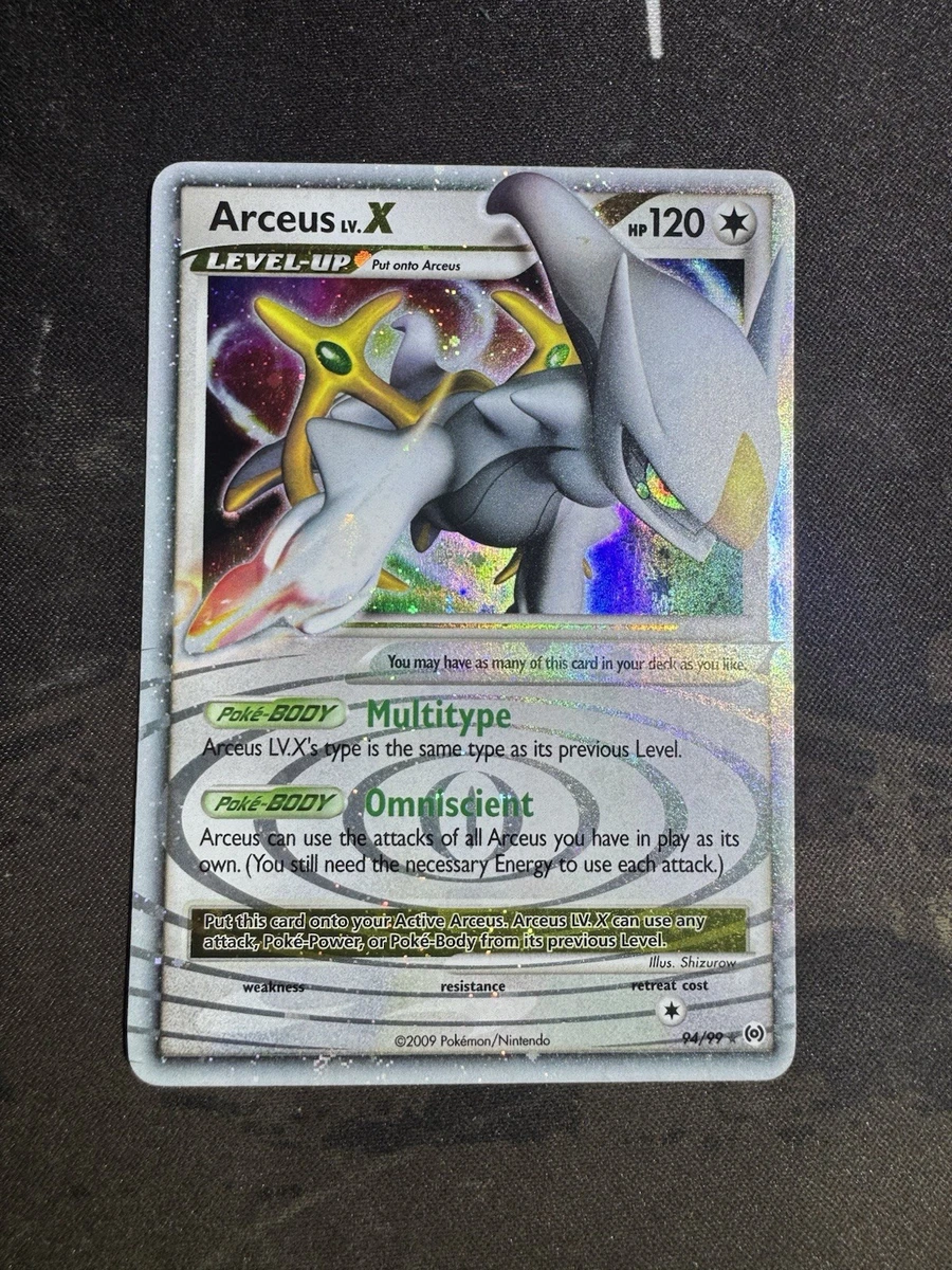 25+ Arceus LV.X Pokémon TCG Cards for sale | Updated Oct 2026