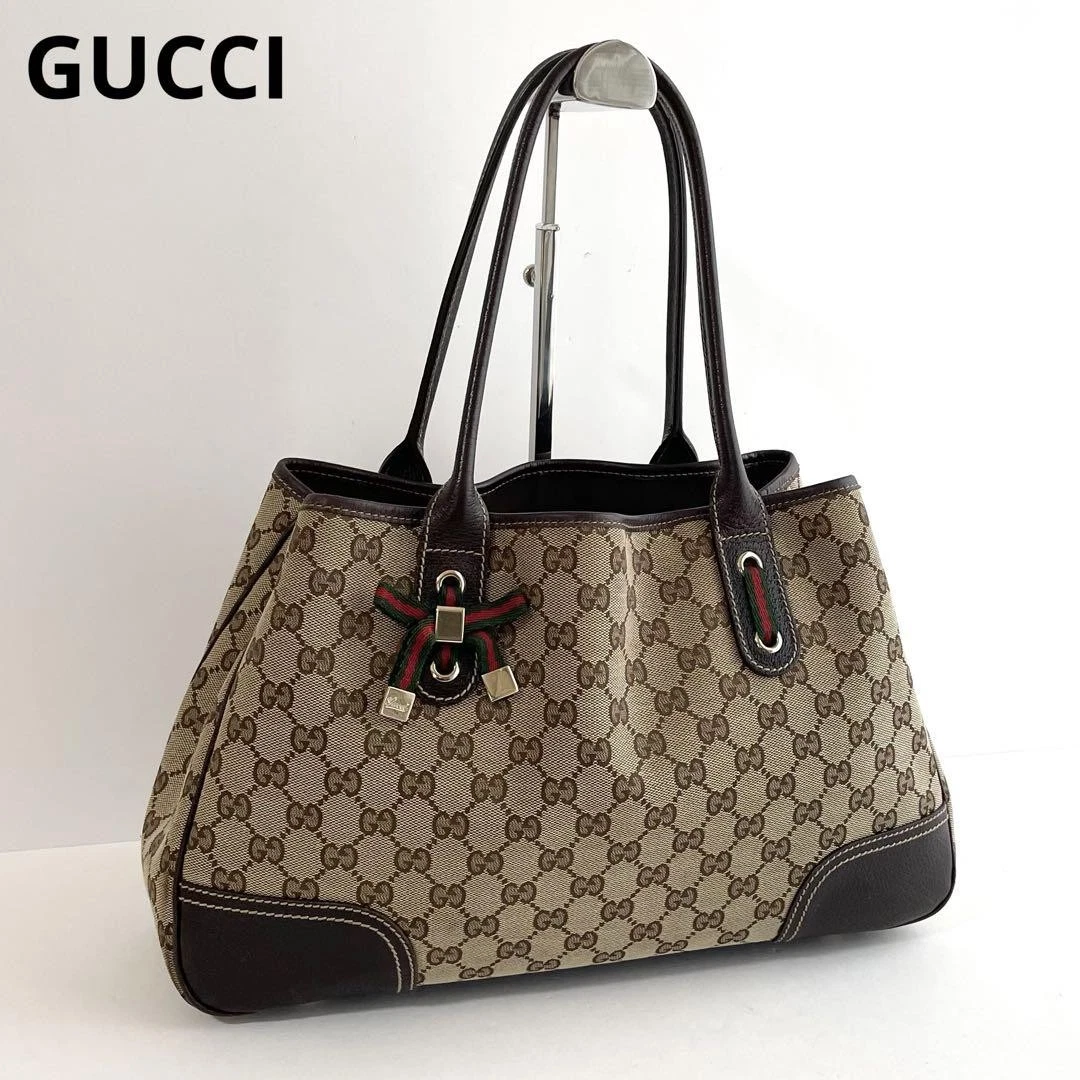Sac fourre tout Gucci Princesse Gg toile cuir m2_0424