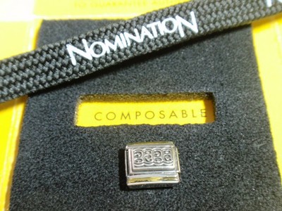 ** Original Nomination BLACK SWIRL AZTEC Charm UVP 29£ **