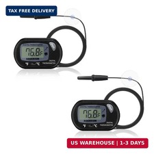 DaToo Aquarium Thermometer with Large LCD Display Fahrenheit/Celsius / Fish T