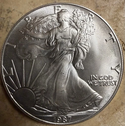 1987 1 oz Silver American Eagle (Brilliant Uncirculated)