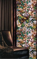 Artscape Magnolia 24 In. x 36 In. - Window Film - Easily Put Up and Take Down