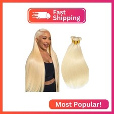  613 Blonde Bundles Human Hair Straight Bundles Human Hair 18 20 22 Inch FuivJui