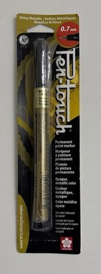 Sakura Pen-Touch Paint Marker Gold .7mm Extra Fine Tip   New & Sealed
