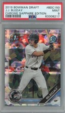 PSA9 2019 Topps Bowman Draft Sapphire J.J. Bleday Chrome Base